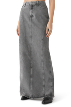 Rhinestone Denim Skirt